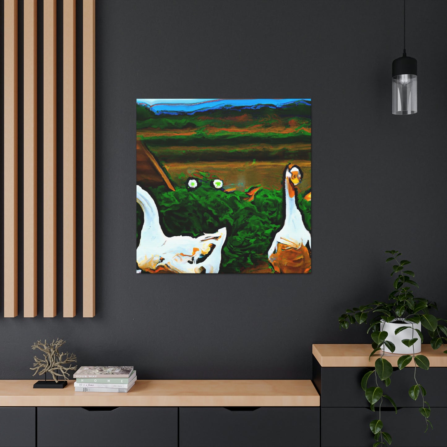 "Goose and Grandeur" - Canvas