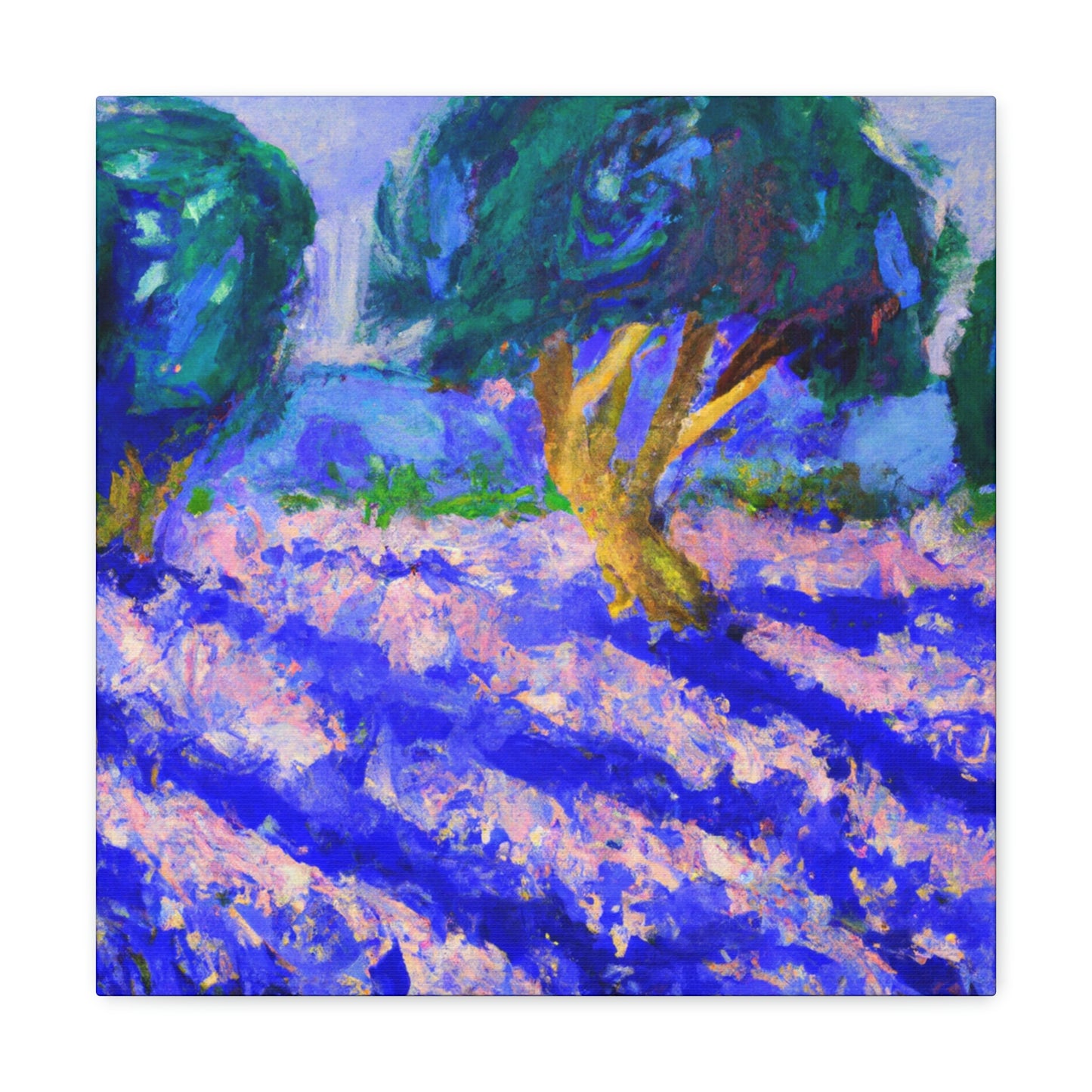 "Lavender in Expressionism" - Canvas