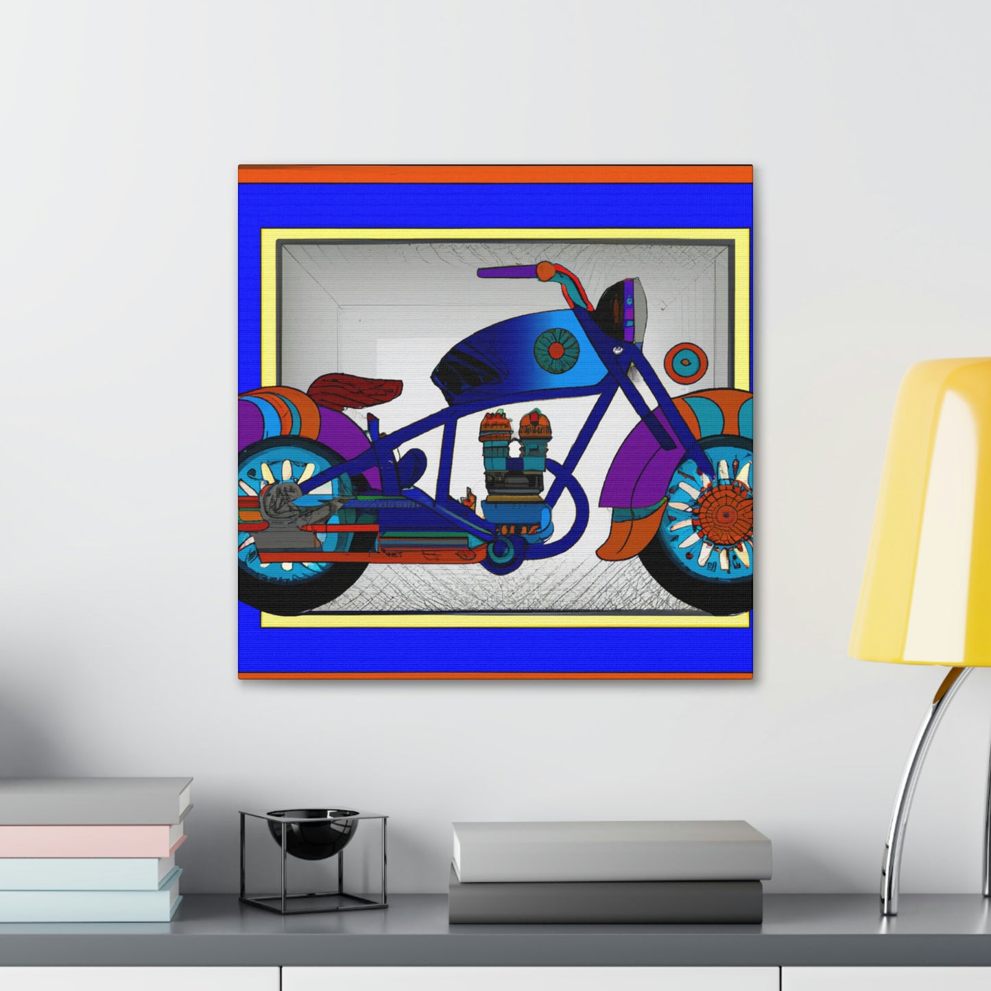 "Speeding Down Art Deco" - Canvas