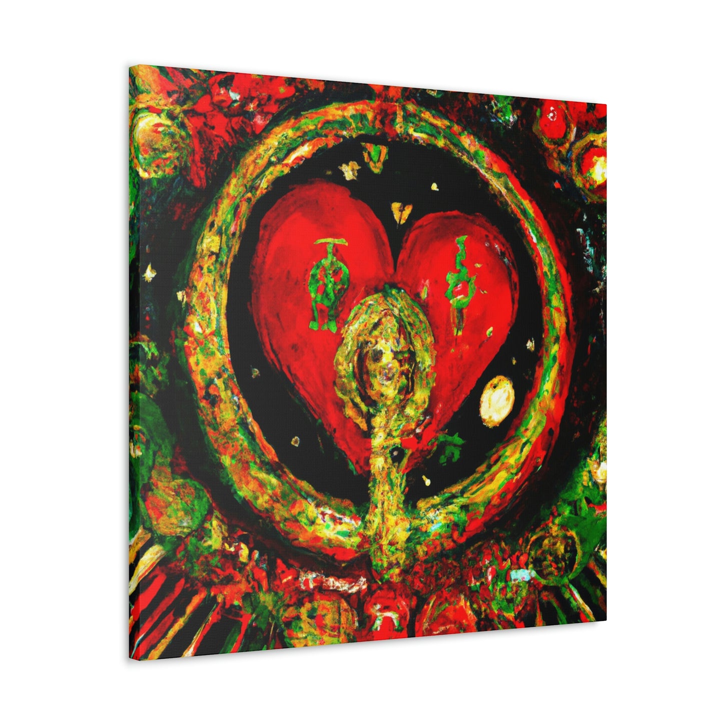 Love's Radiant Halo - Canvas