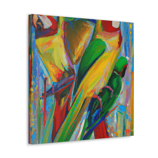 "Conures in Expressionism" - Canvas