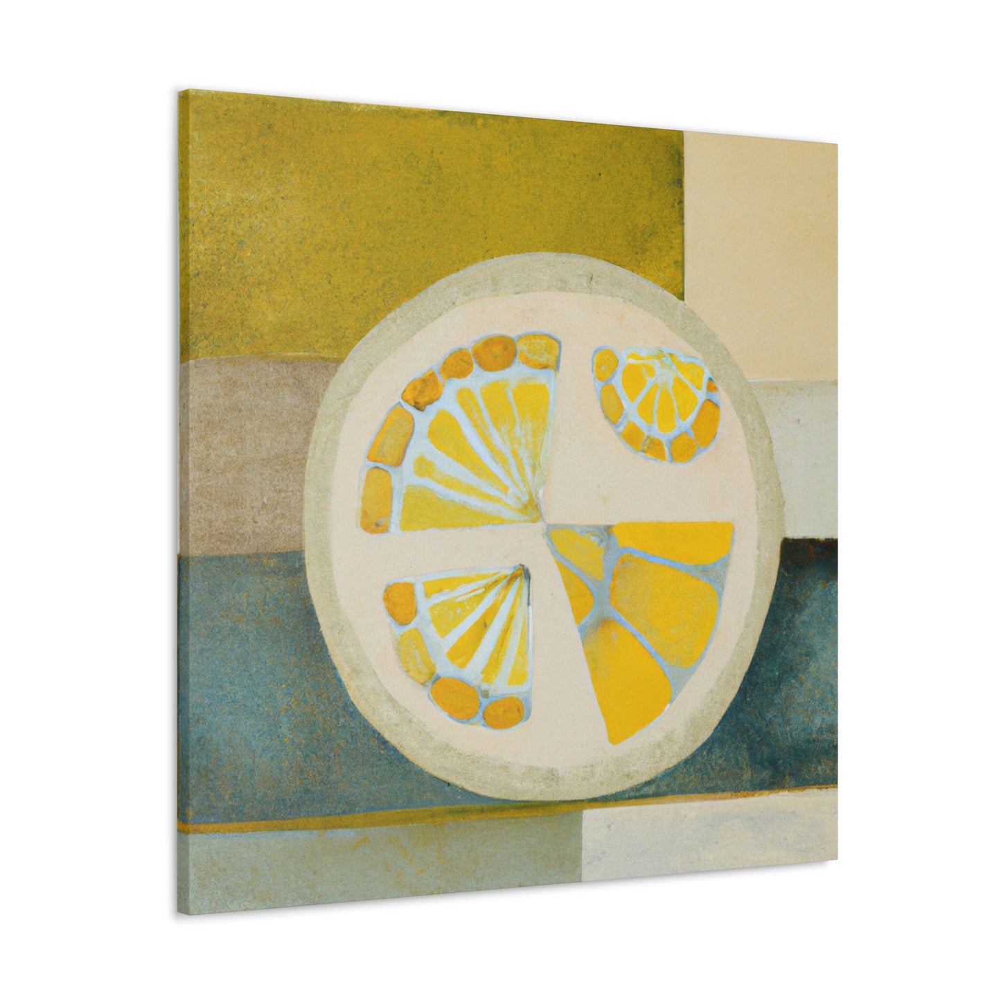 Lemons in Art Deco - Canvas