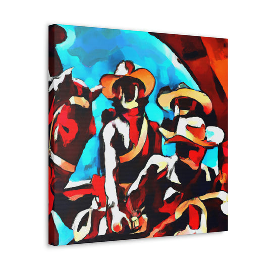 "Rodeo of the West" - Canvas