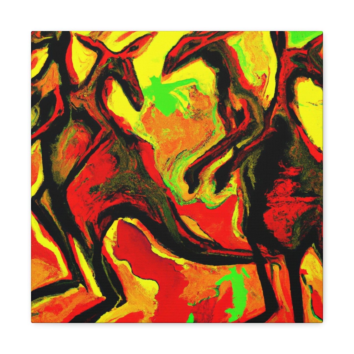 Kangaroos in Expressionism - Canvas