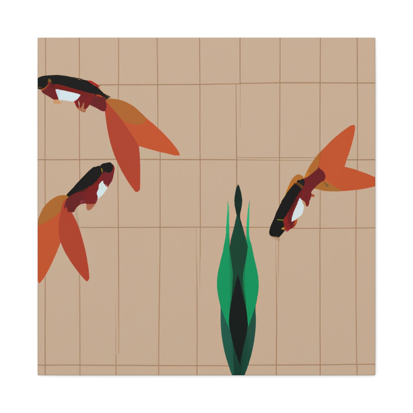 Swordtail's Minimalism - Canvas