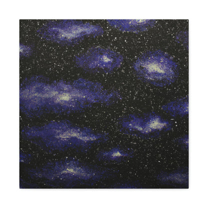 Nebula in Pointillism - Canvas