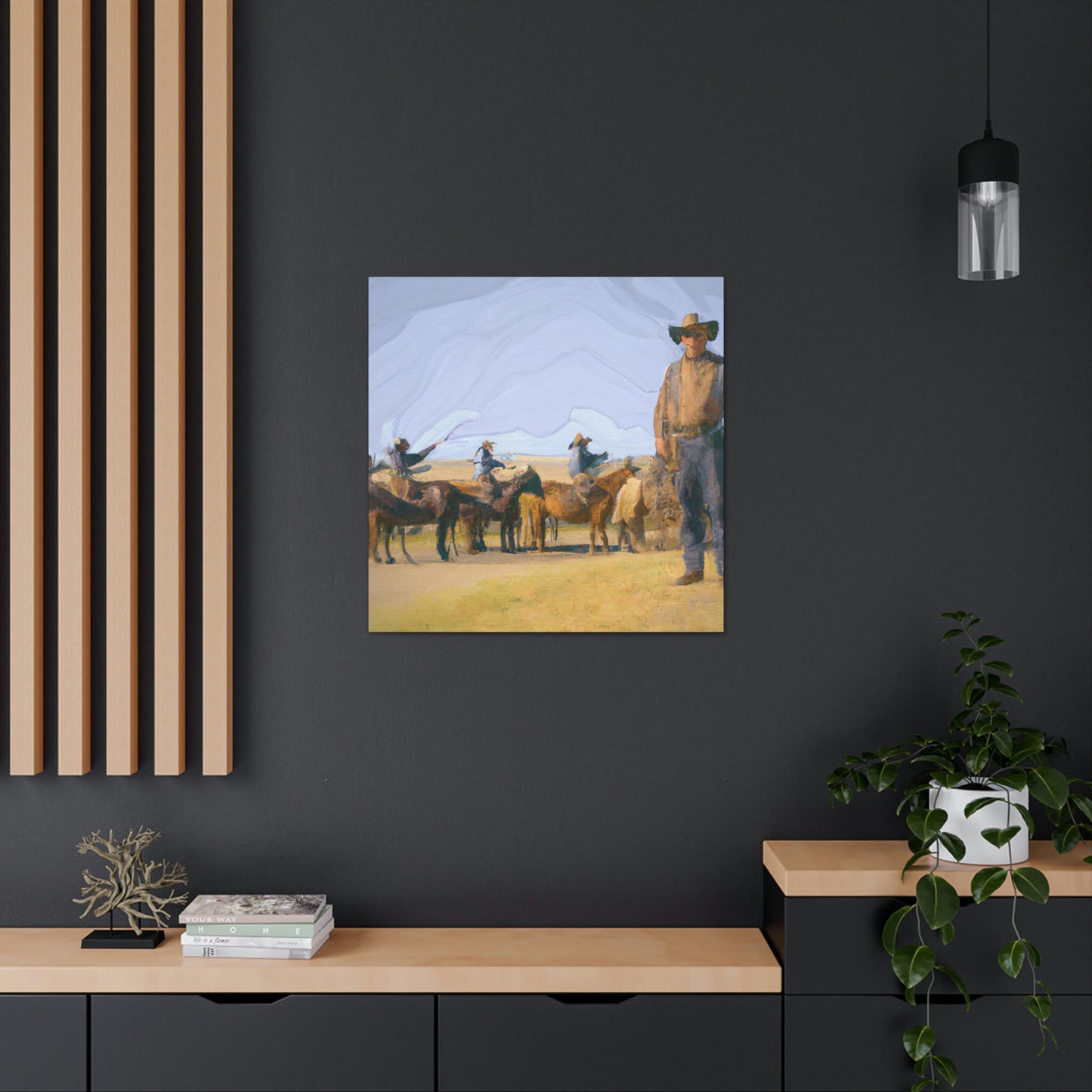 "Herd on a Ranch" - Canvas