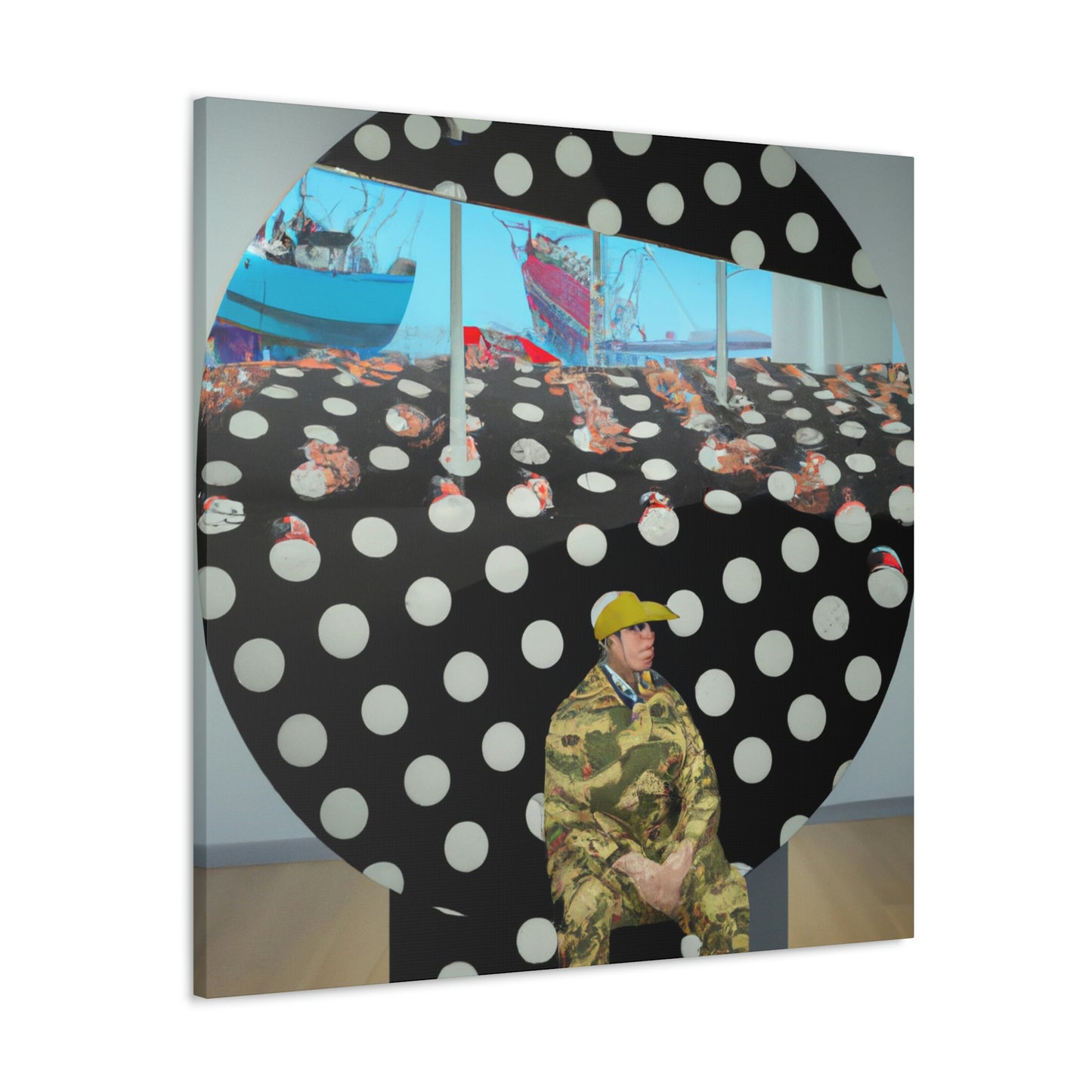 Seabee in Uniform - Canvas