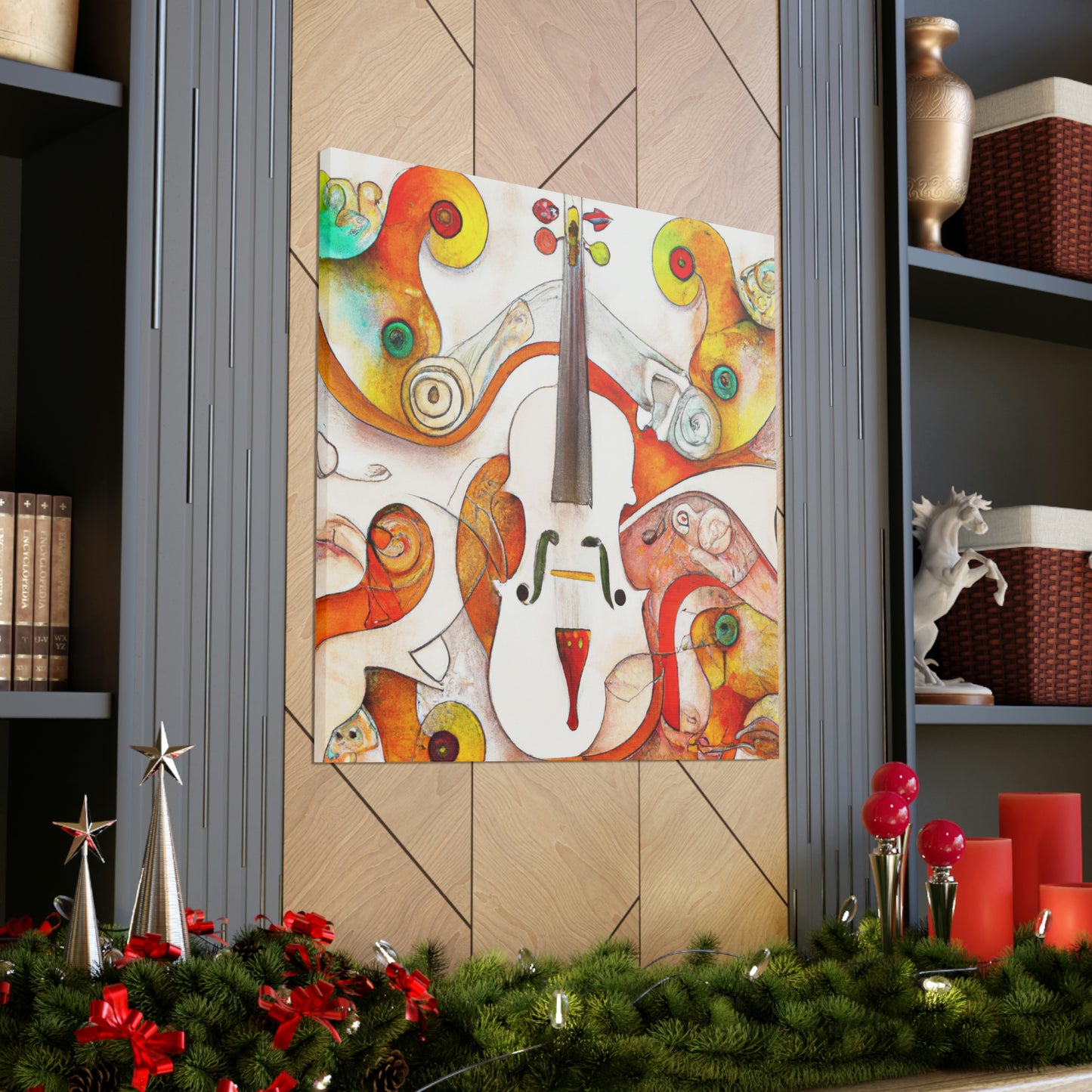 Vibrant Violin Melody - Canvas