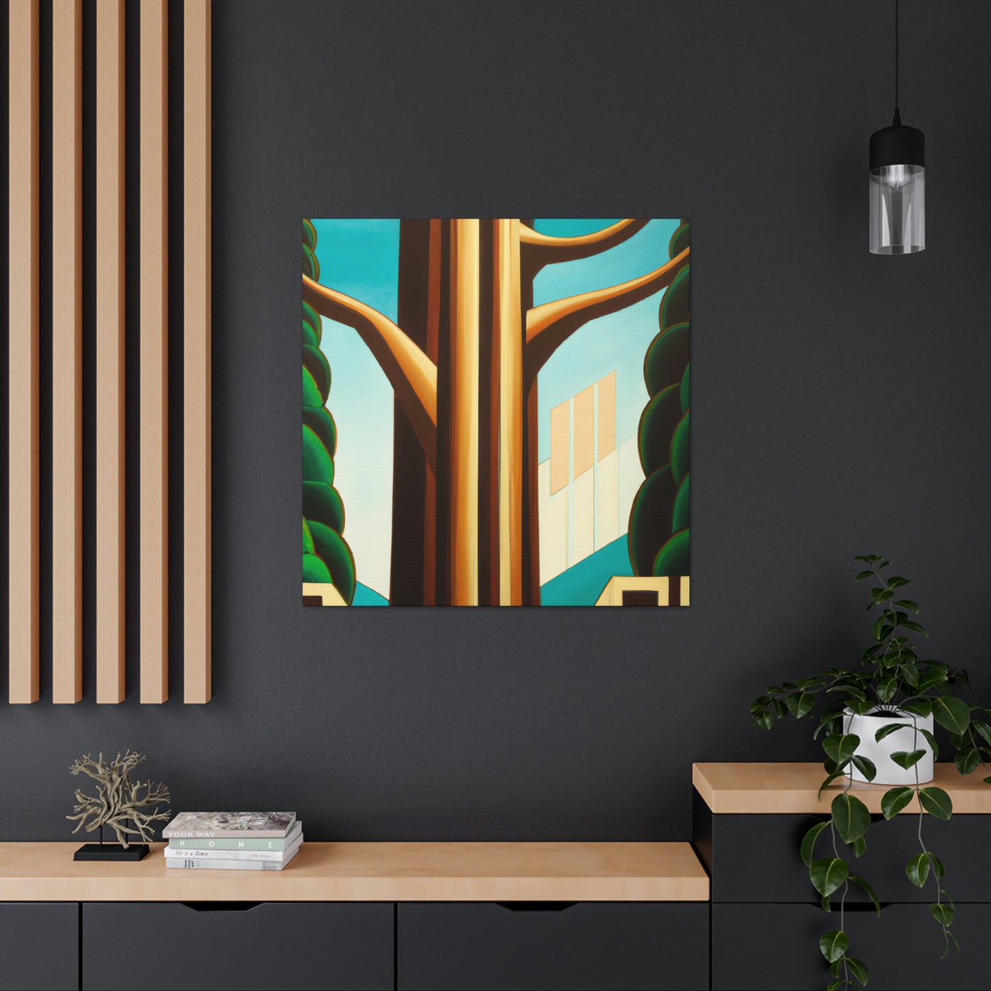 Redwood's Radiant Reach - Canvas