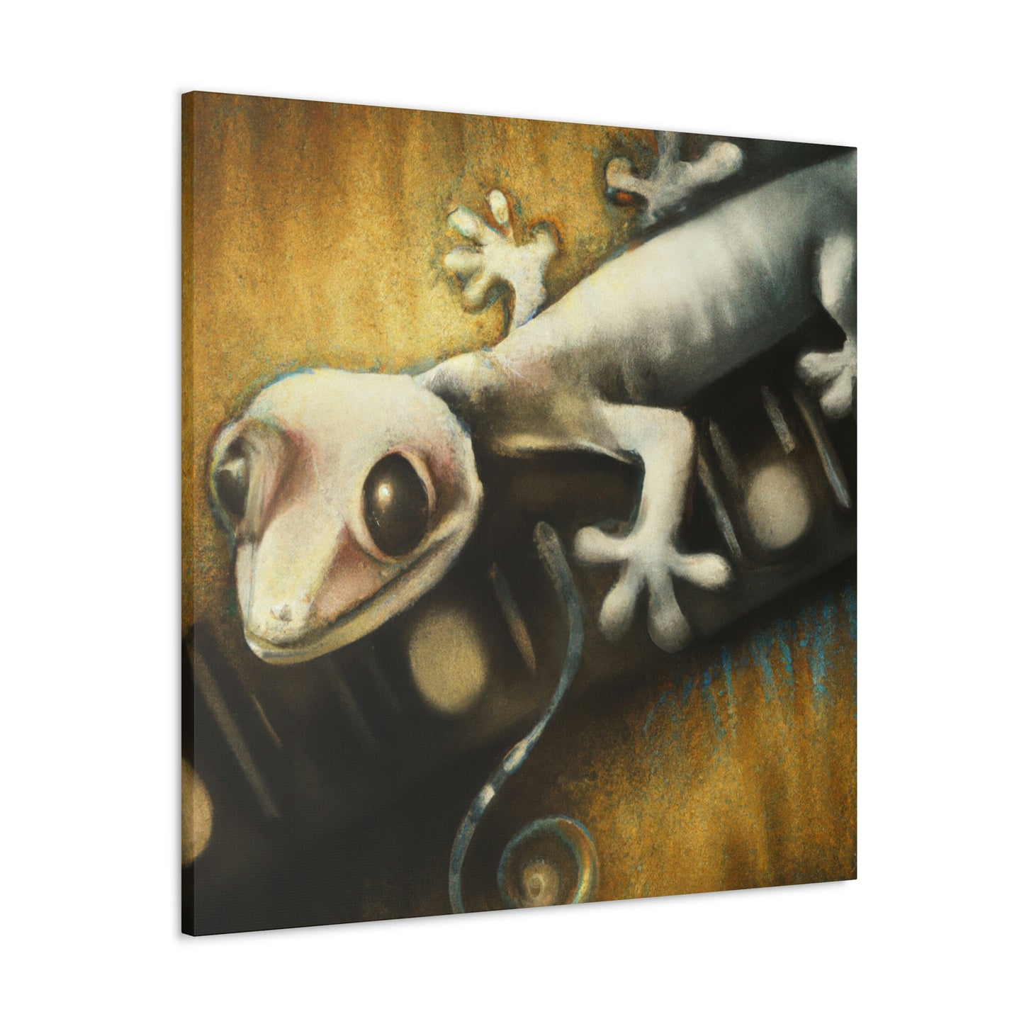 Gecko in the Mist - Canvas