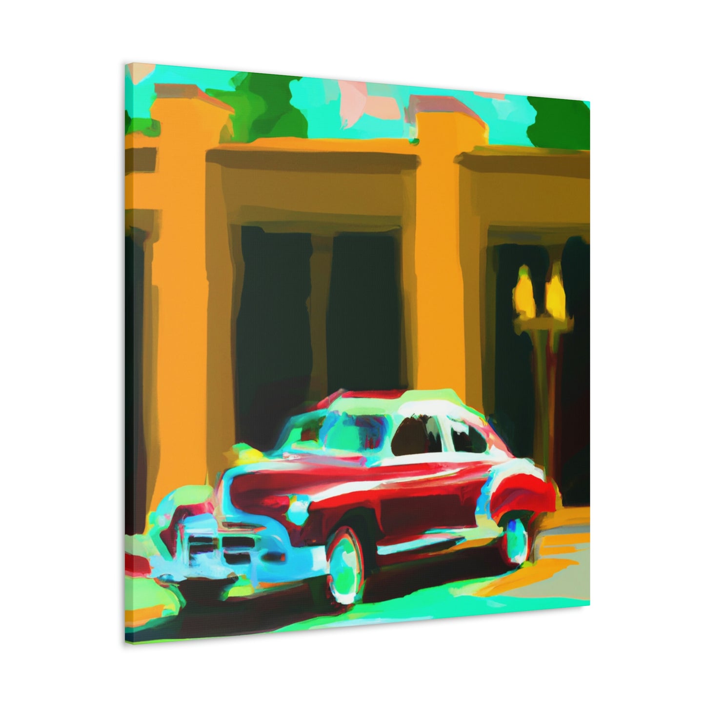 "Minimalist Classic Automobile" - Canvas