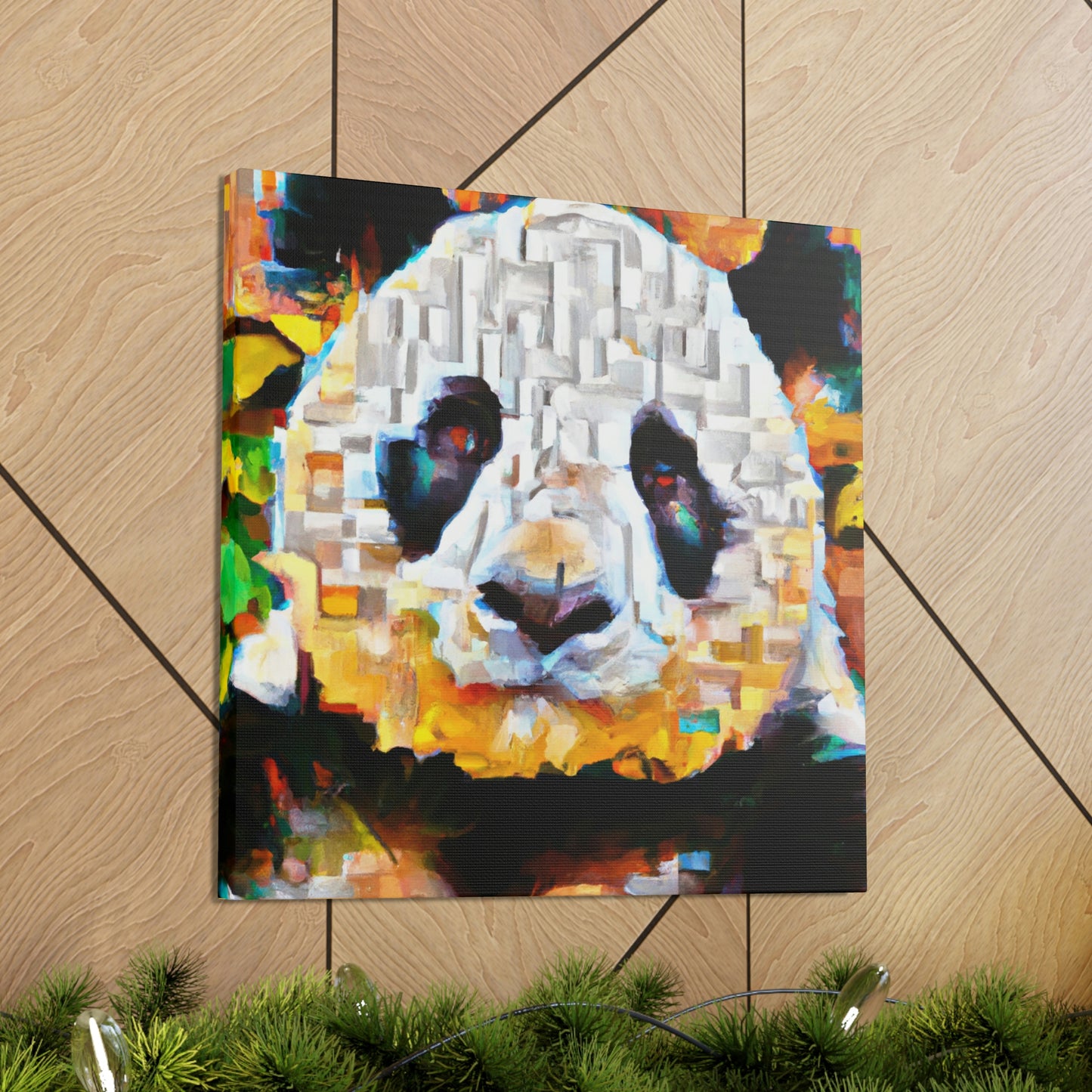 Giant Panda Wonderland - Canvas