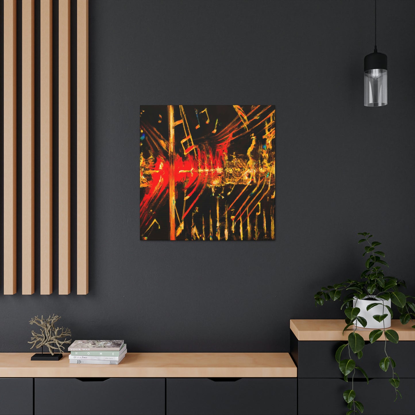 Sound Waves Symphony - Canvas