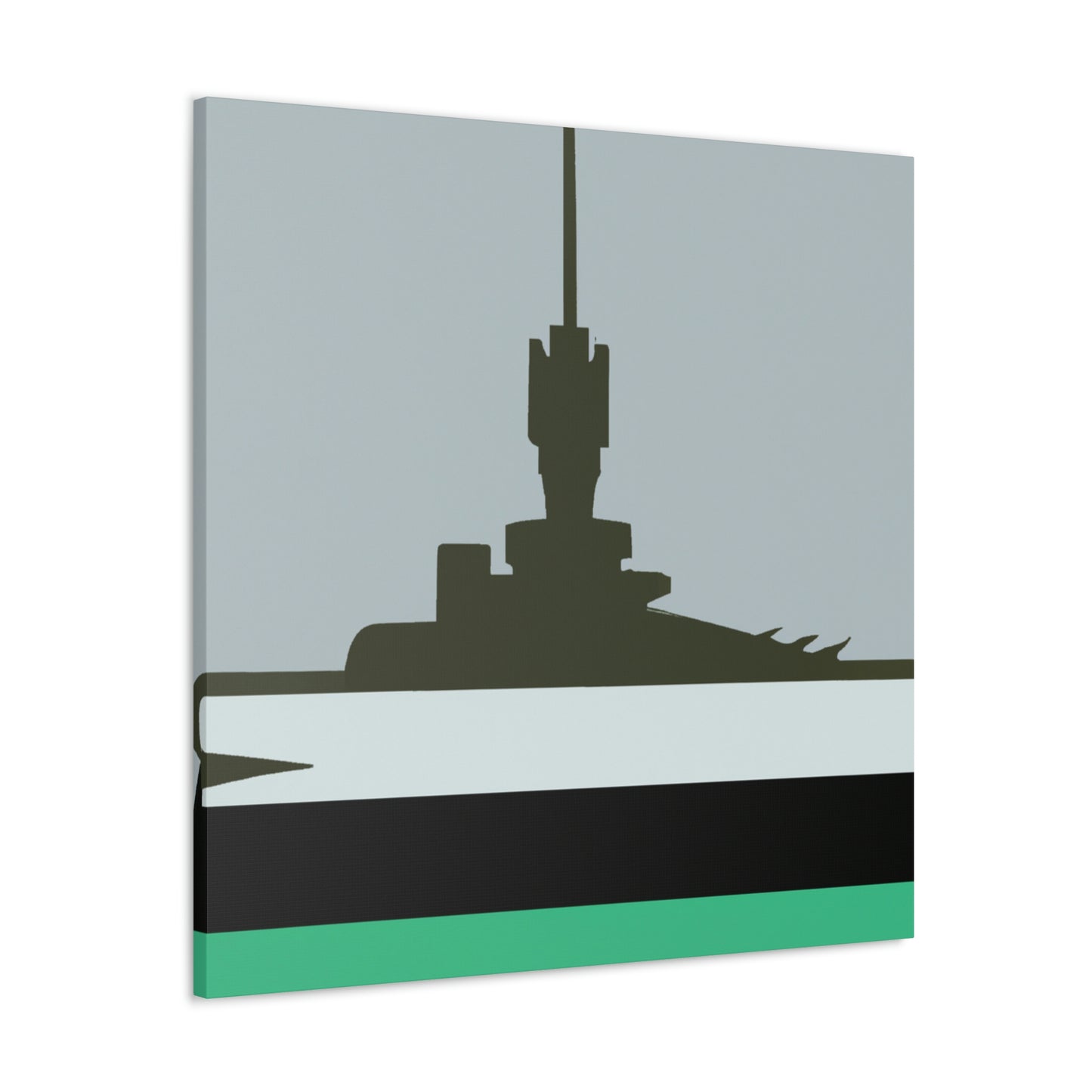 "Battleship Minimalism" - Canvas