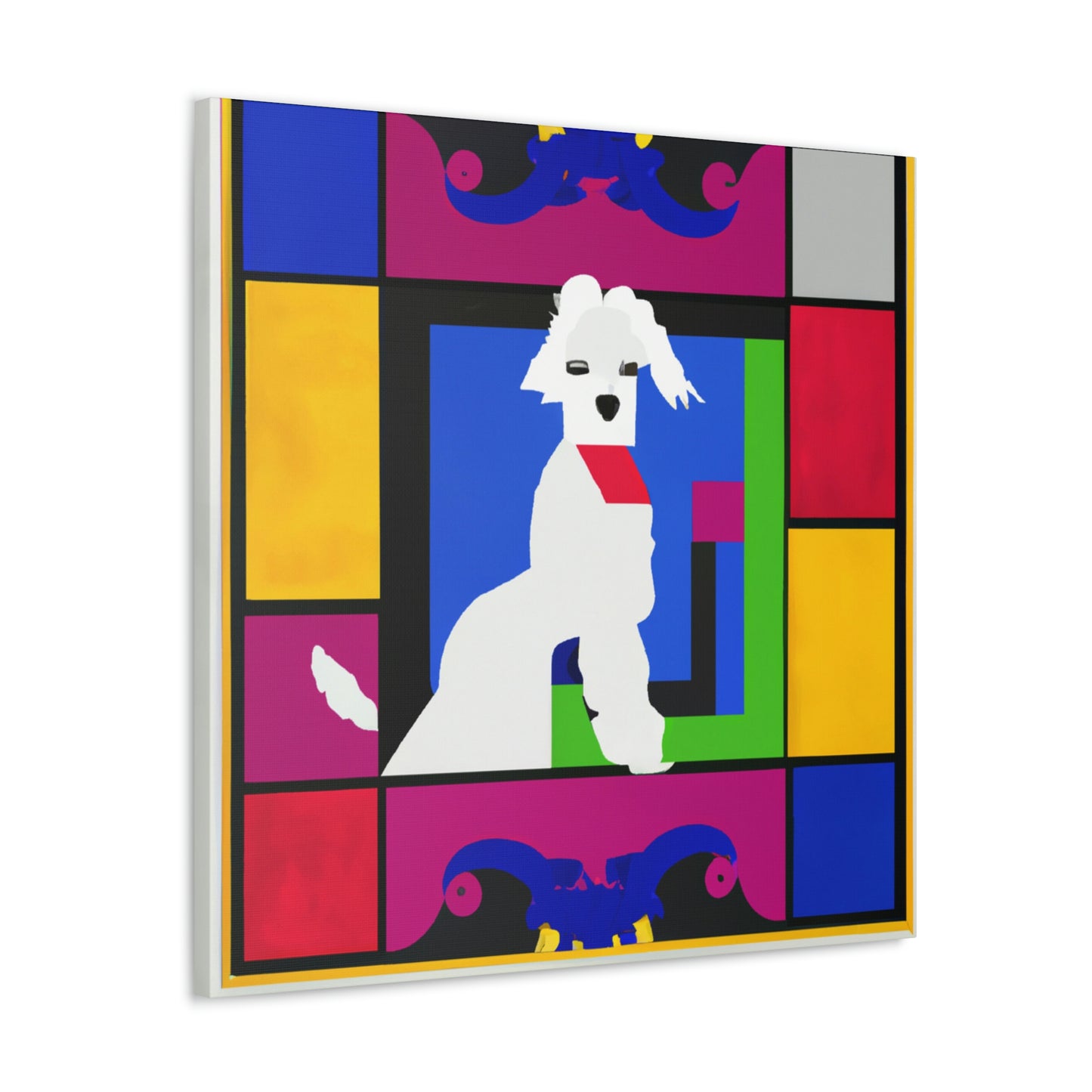 Maltese Puppy Portrait - Canvas