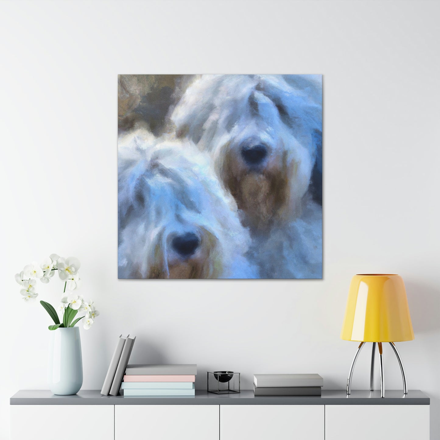 Old English Sheepdog Dream - Canvas