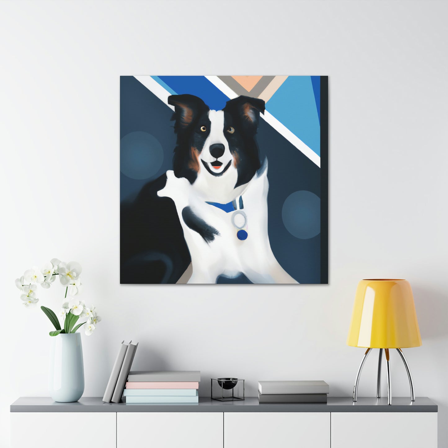 Border Collie Brilliance - Canvas