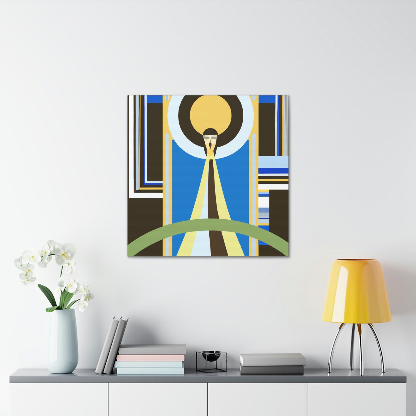 Catching Art Deco Lasso - Canvas