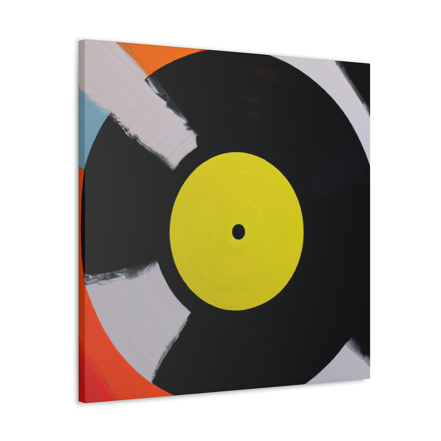 Vinyl Record Elegance - Canvas