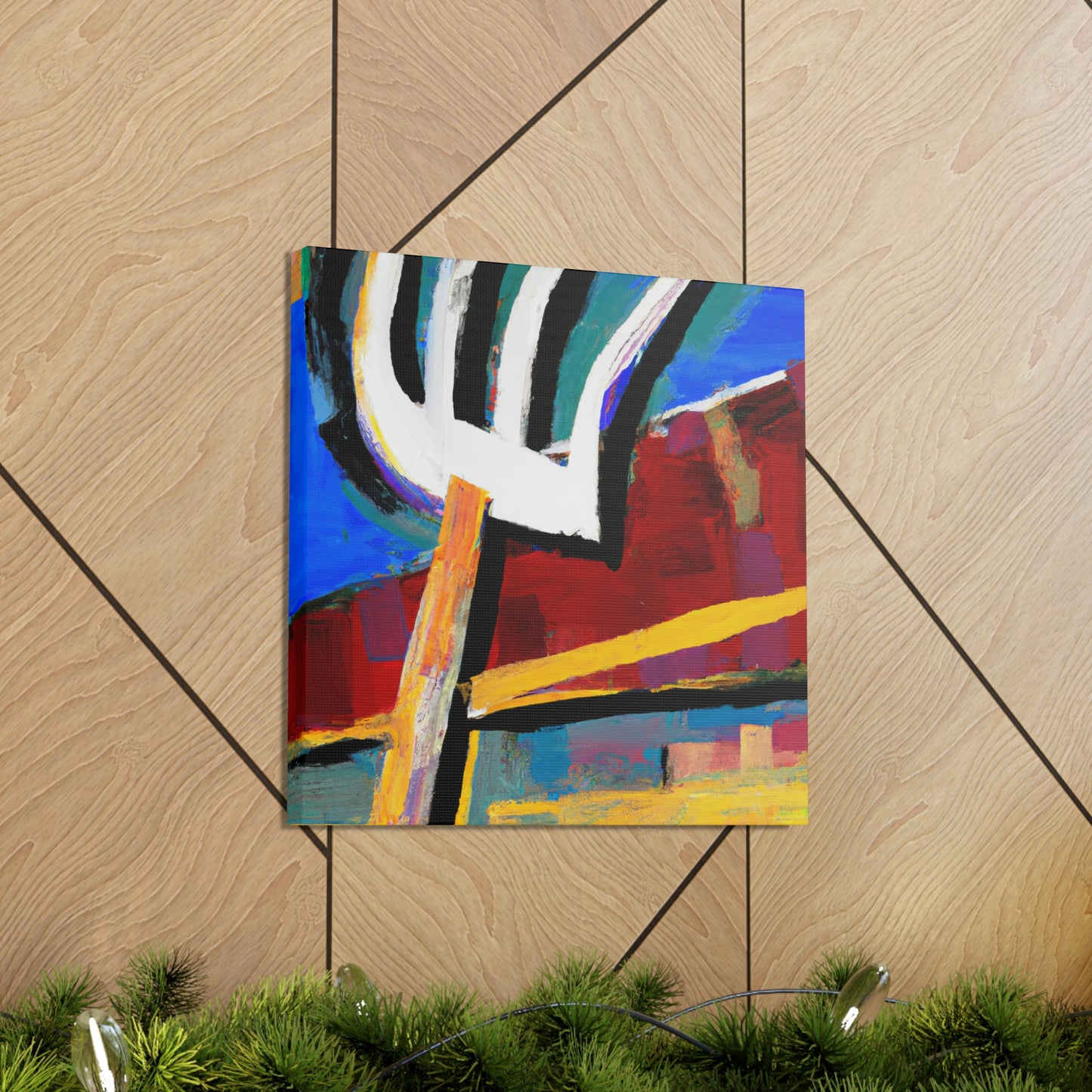 Pitchfork in Moonlight - Canvas