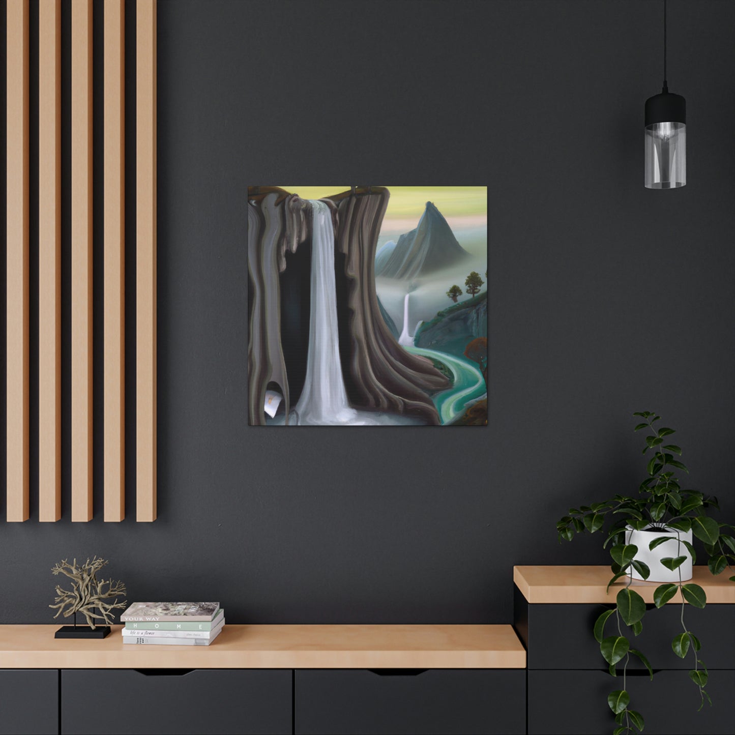 Escape the Waterfall Dream - Canvas