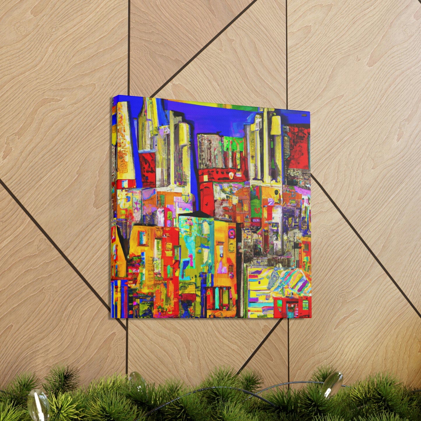 Urban Street Panorama - Canvas