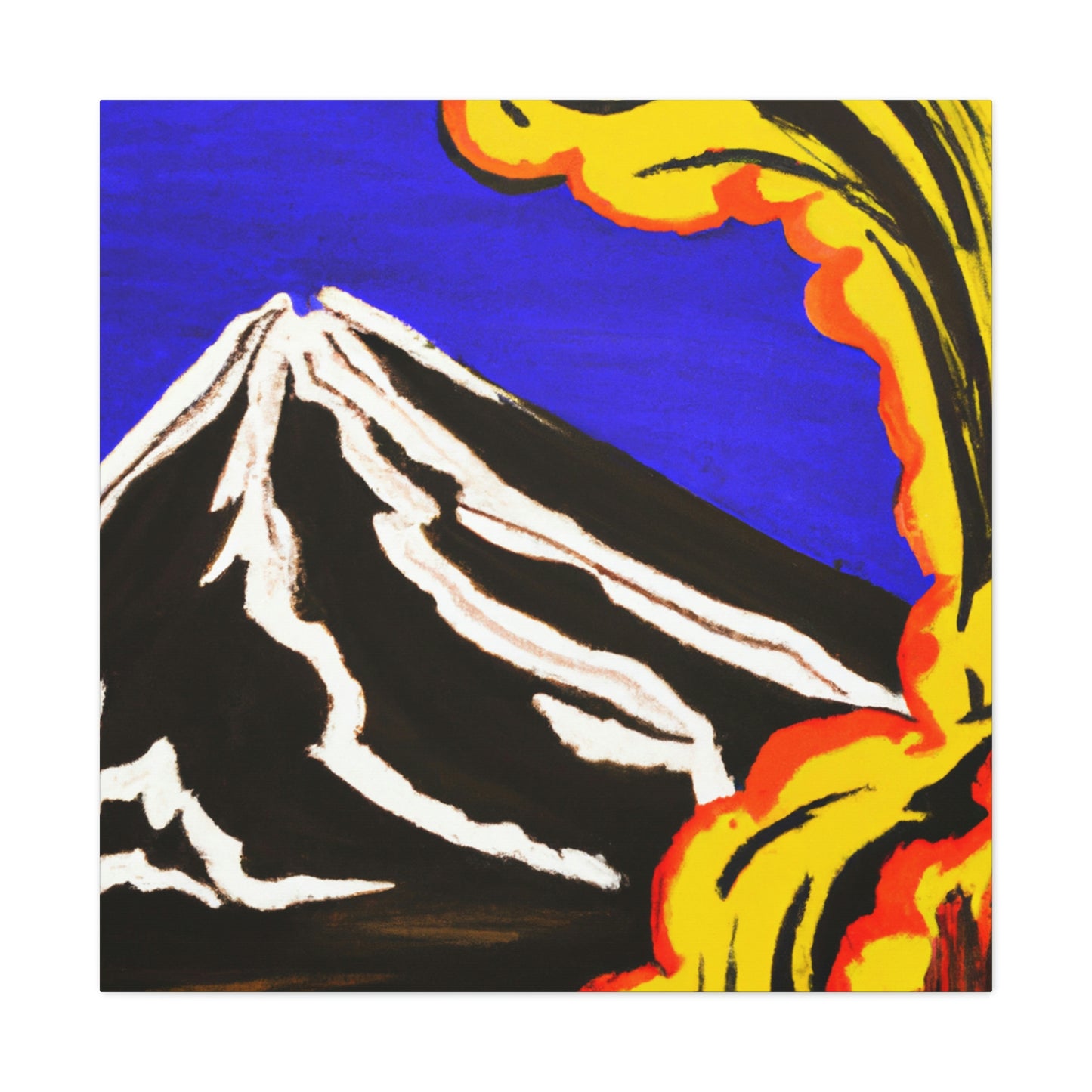 "Volcano On Fire!" - Canvas