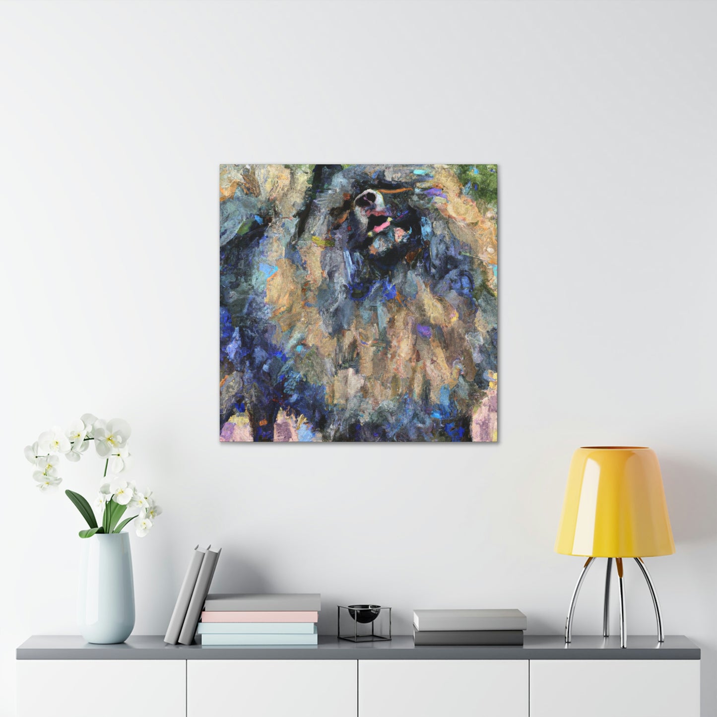 "Fur of a Keeshond" - Canvas