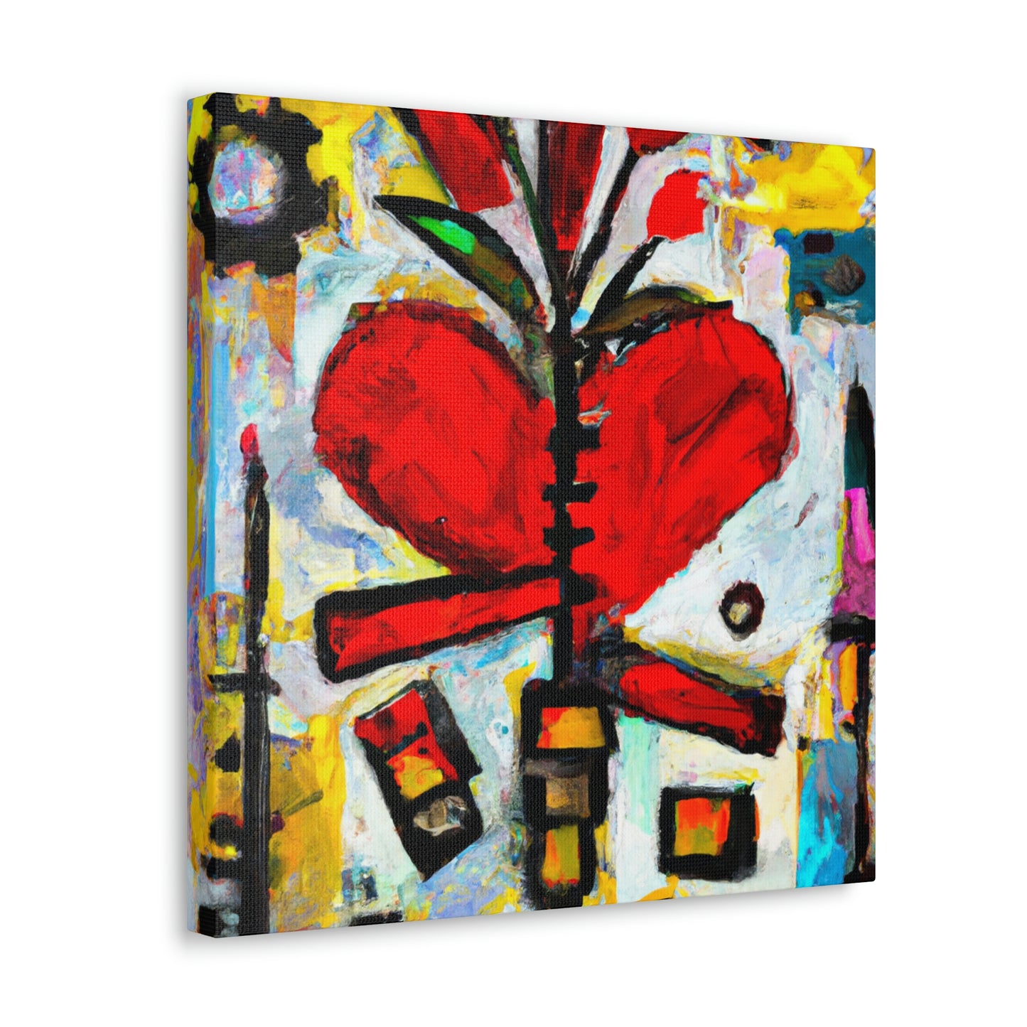 Love Bouquet Embrace - Canvas