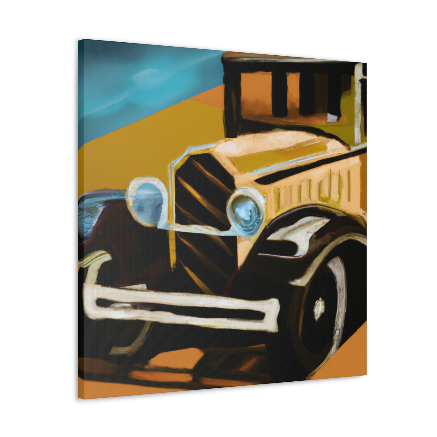 "Automobiles of the 20s" - Canvas