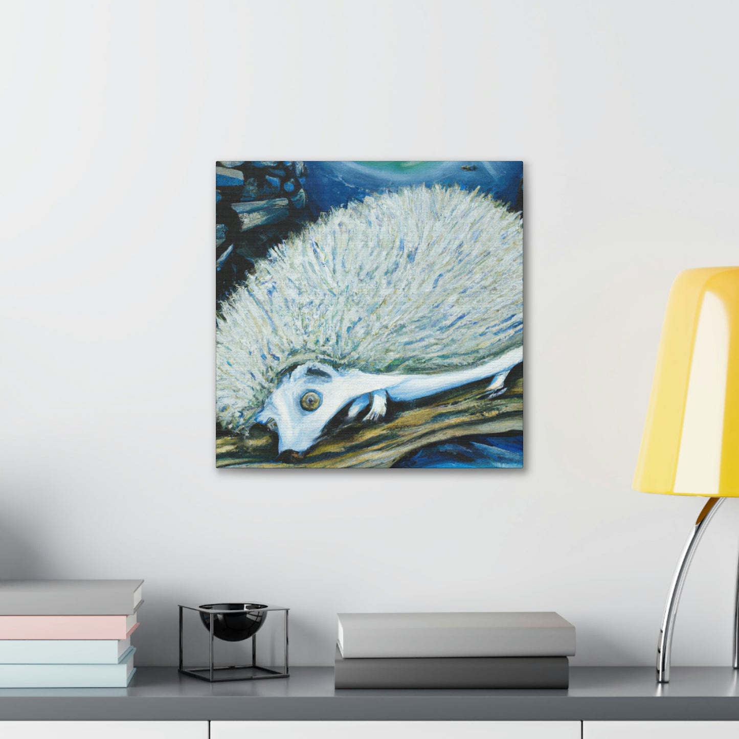 Hedgehog in Dreamland - Canvas