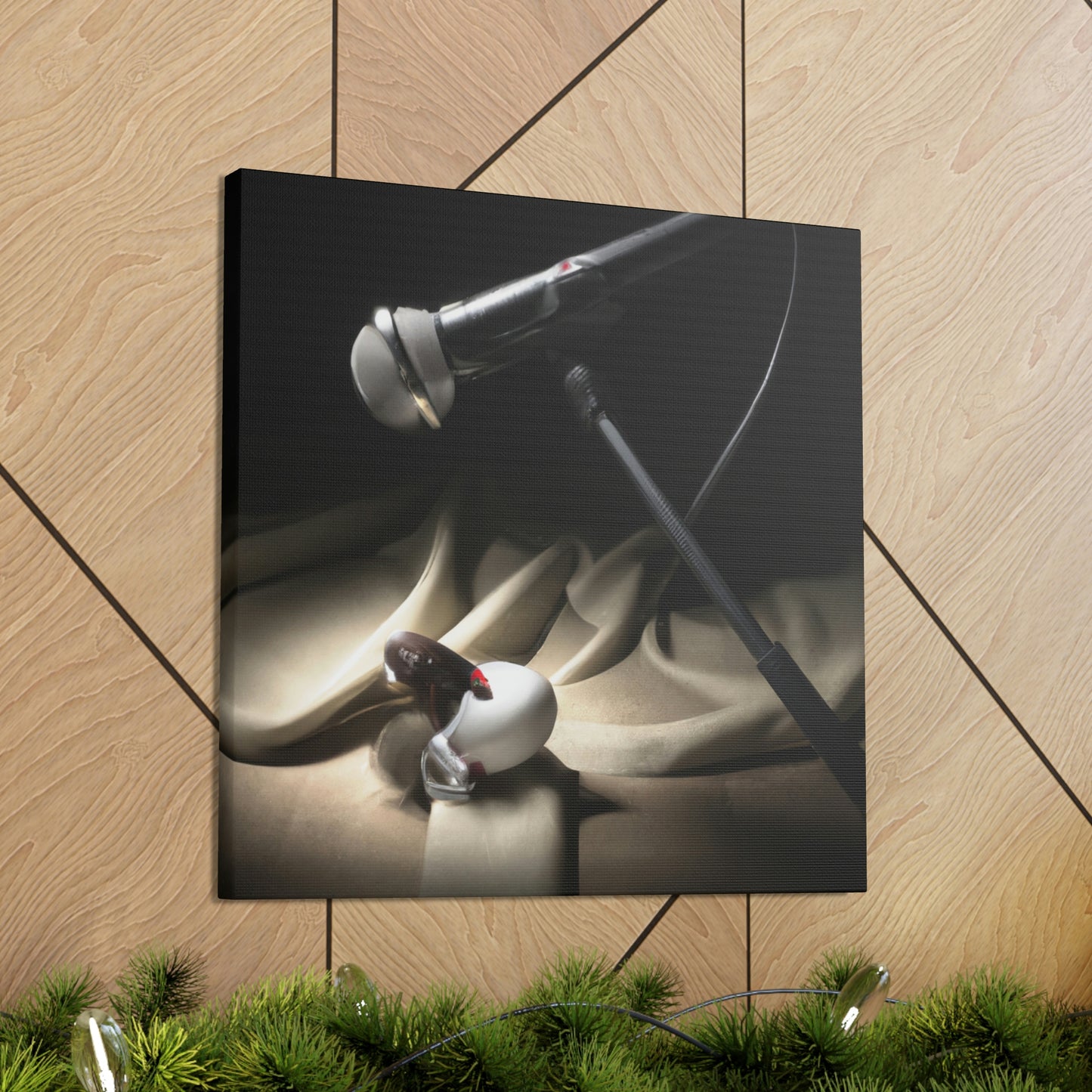 "Microphone in Dreamscape" - Canvas