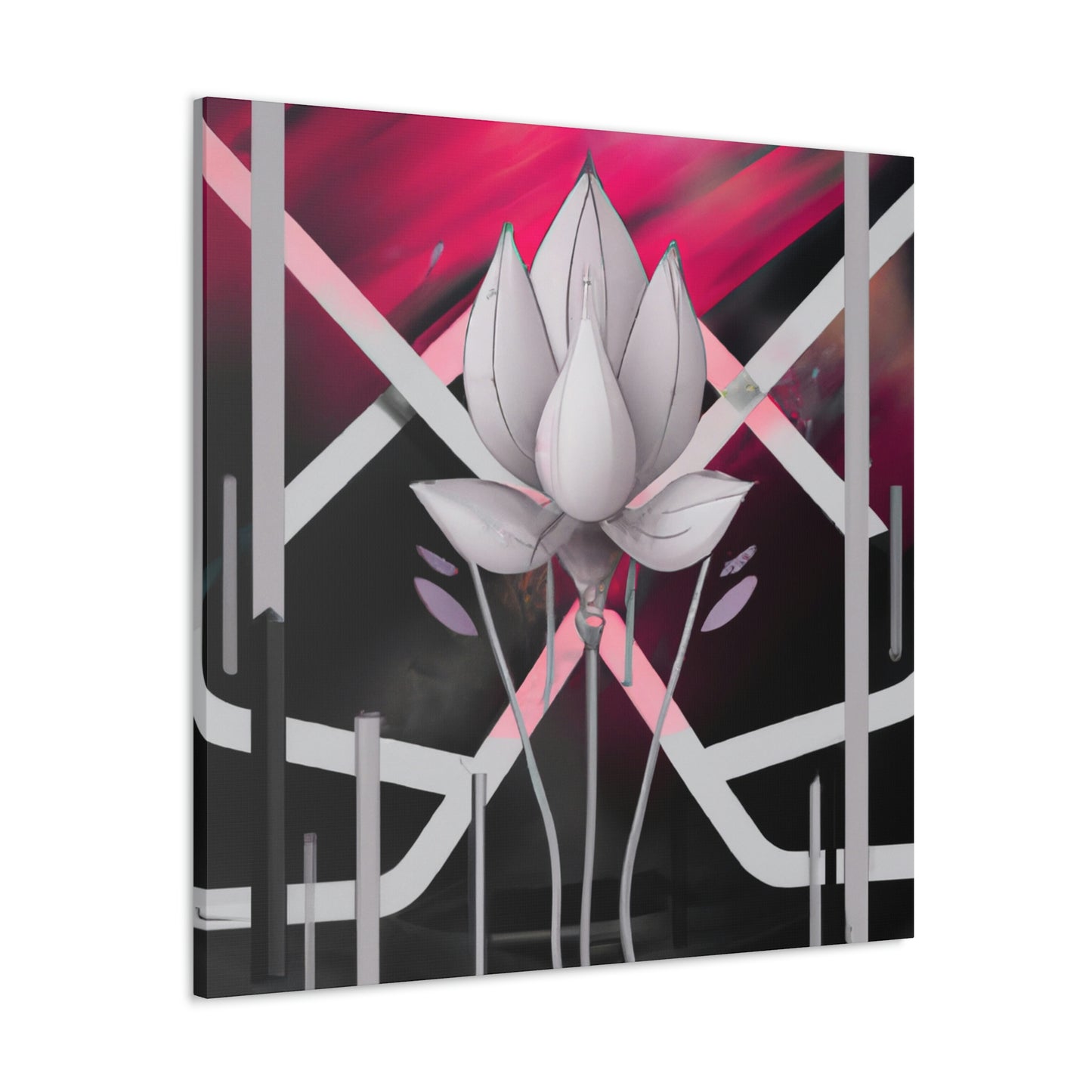 "Lotus Blossoms Arise" - Canvas