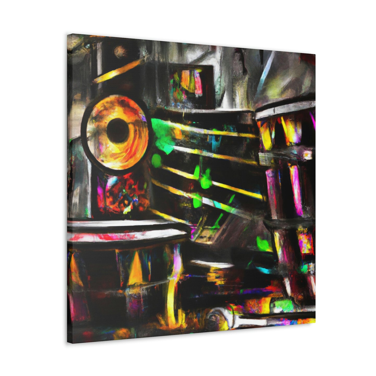 "Bongos in Expressionism" - Canvas