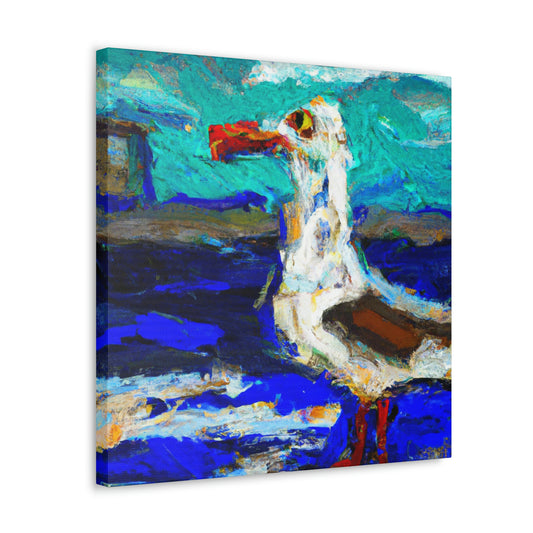 "Seagulls on the Beach" - Canvas