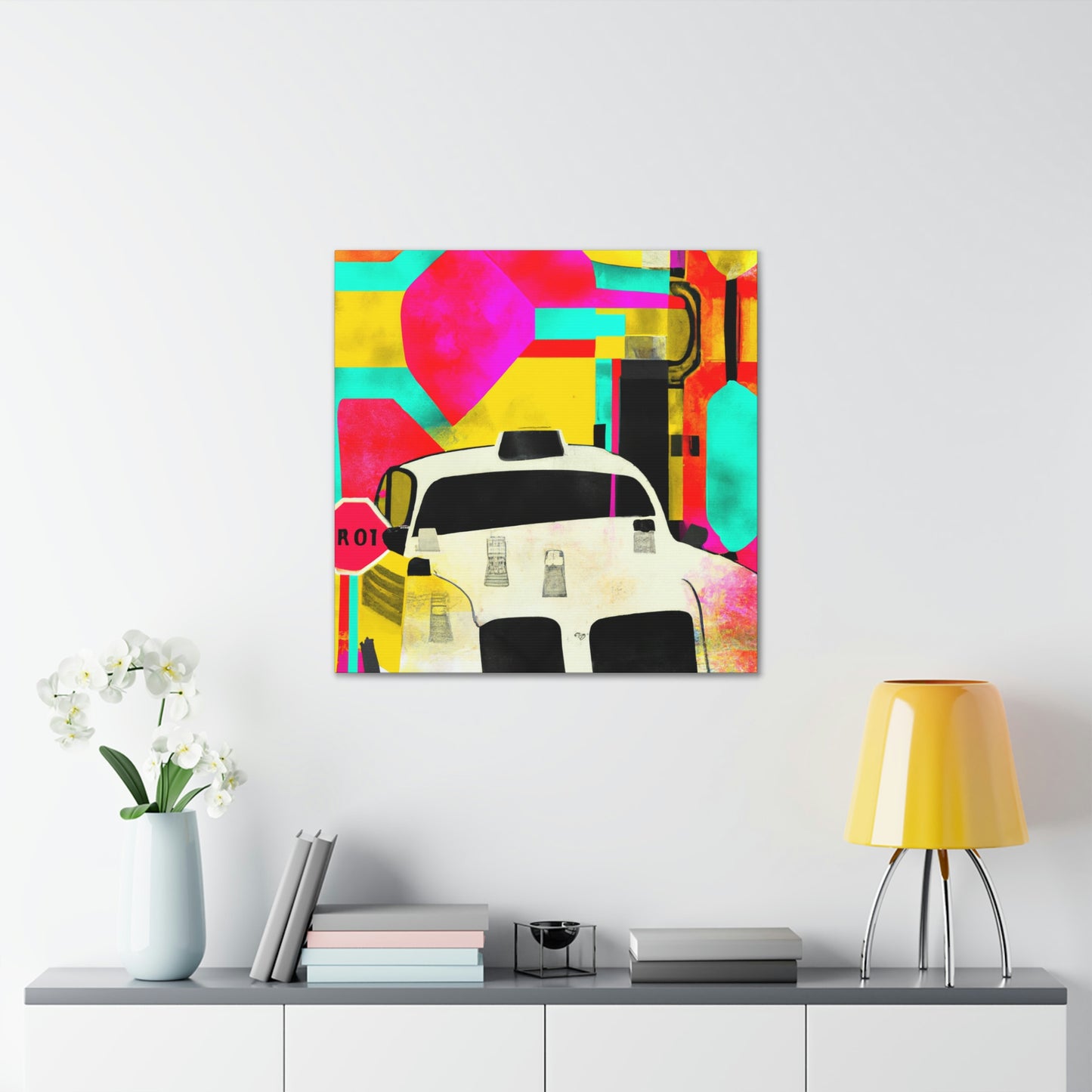 "Taxi Ride Illumination" - Canvas