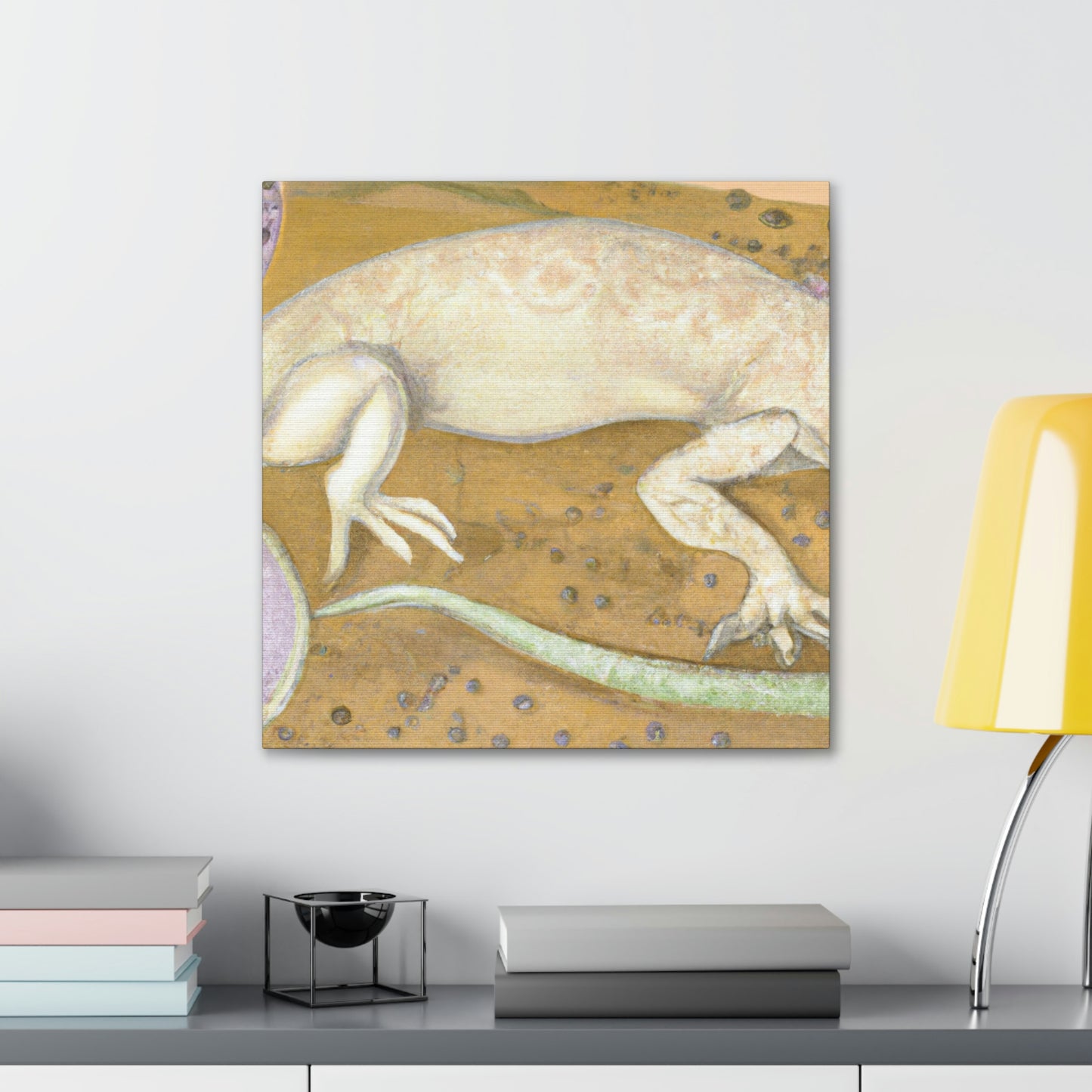 "Gila Monster Entwined" - Canvas