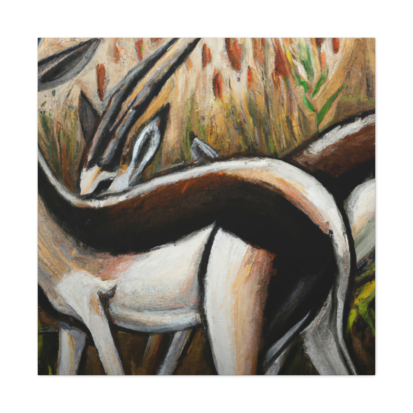 Antelope in Expressionism - Canvas