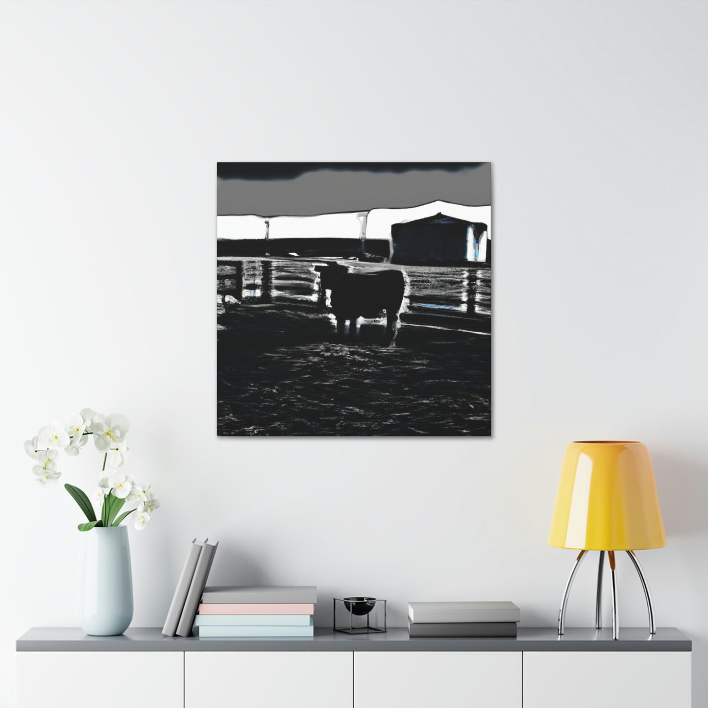 Black Angus Majesty - Canvas