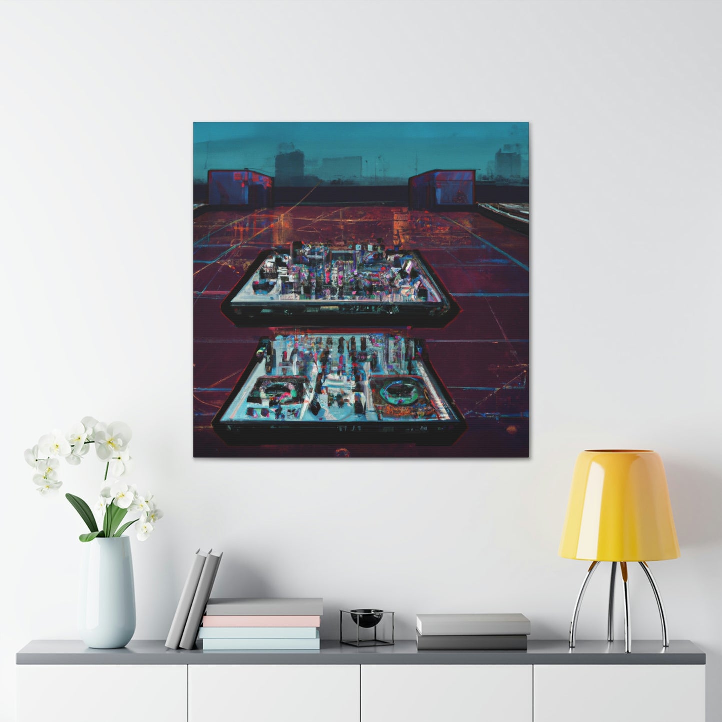 Electric Board Symphony - Canvas