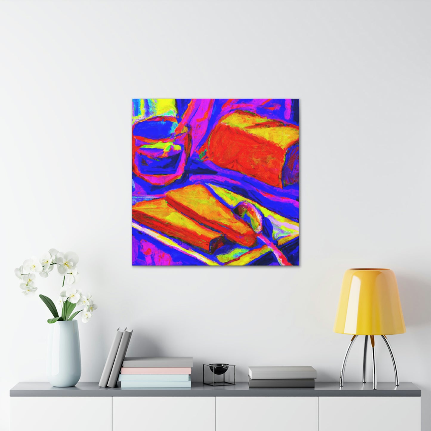 Bread in Brilliant Colors - Canvas