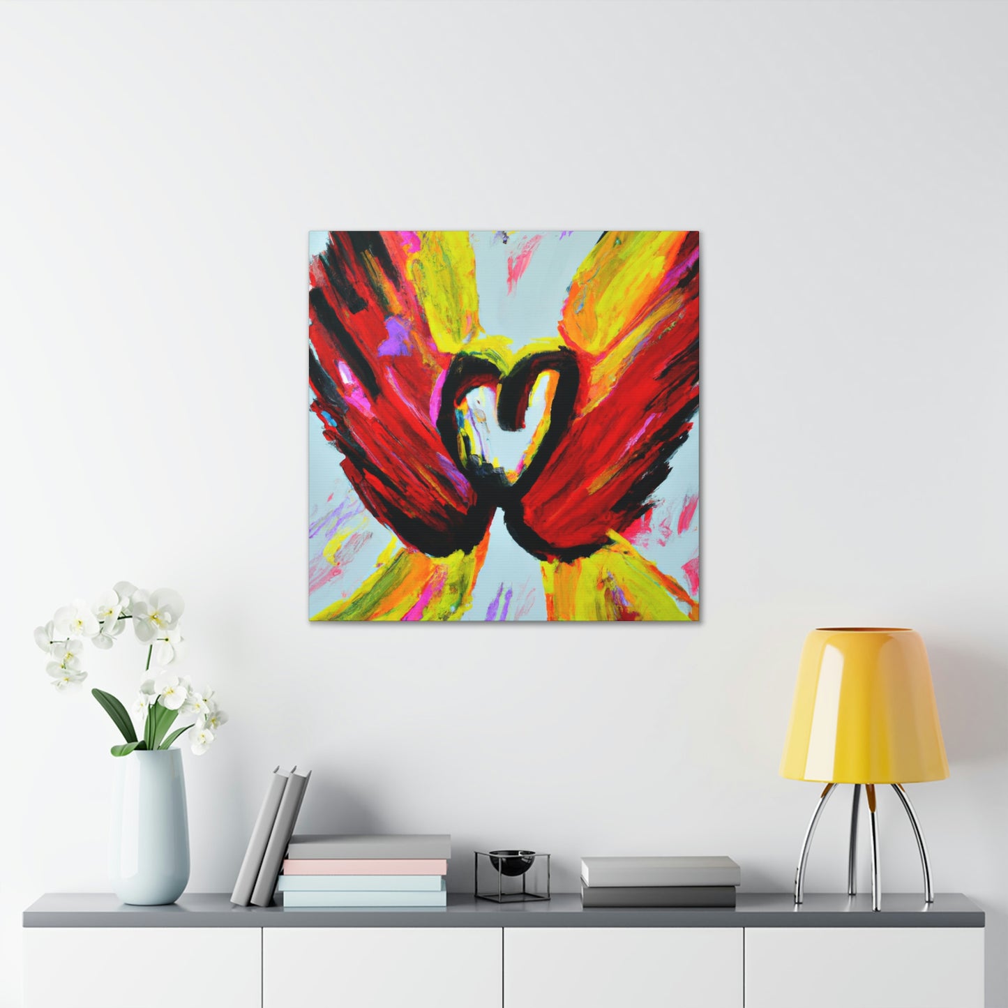 Love's Angelic Wings - Canvas