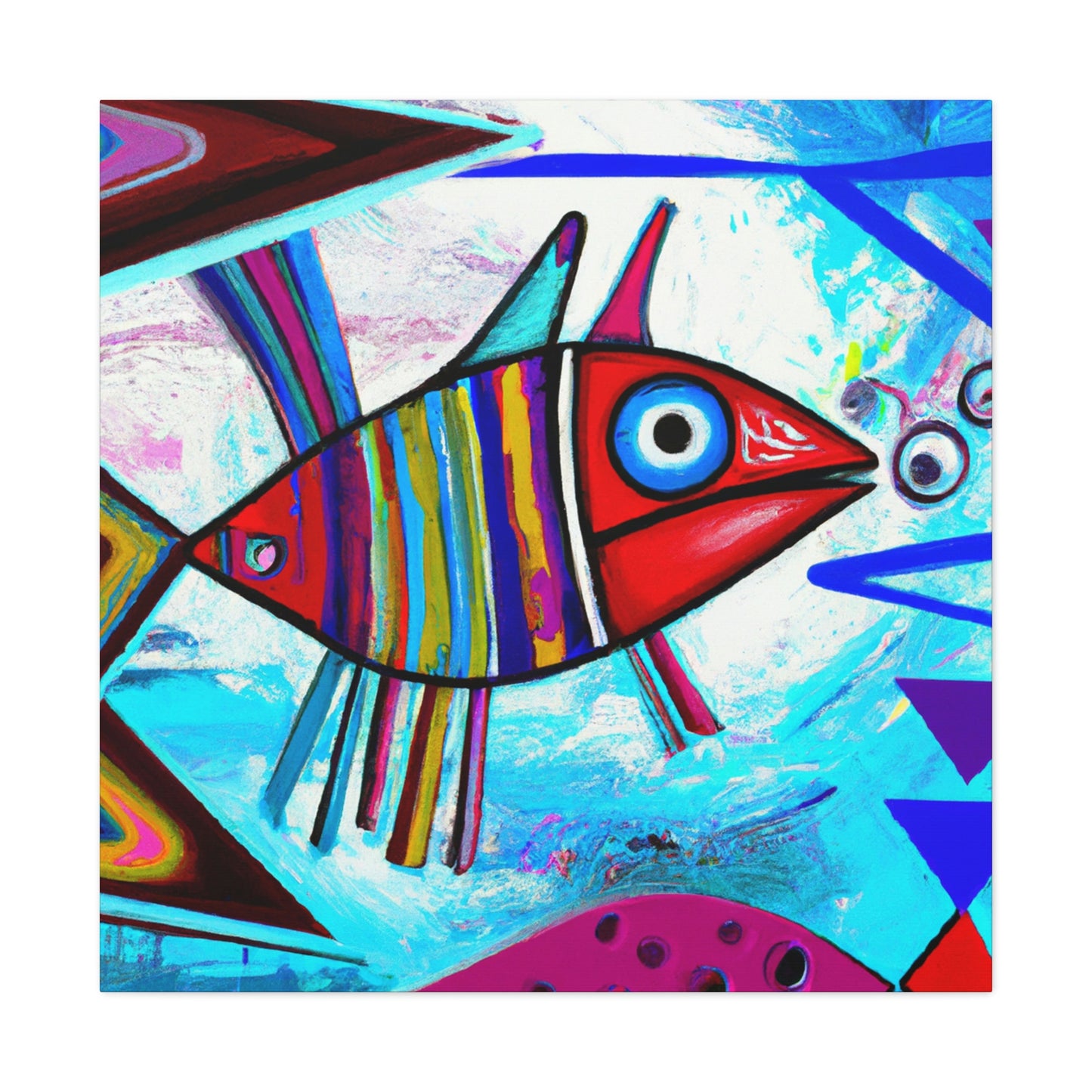 "Fish of the Unseen" - Canvas