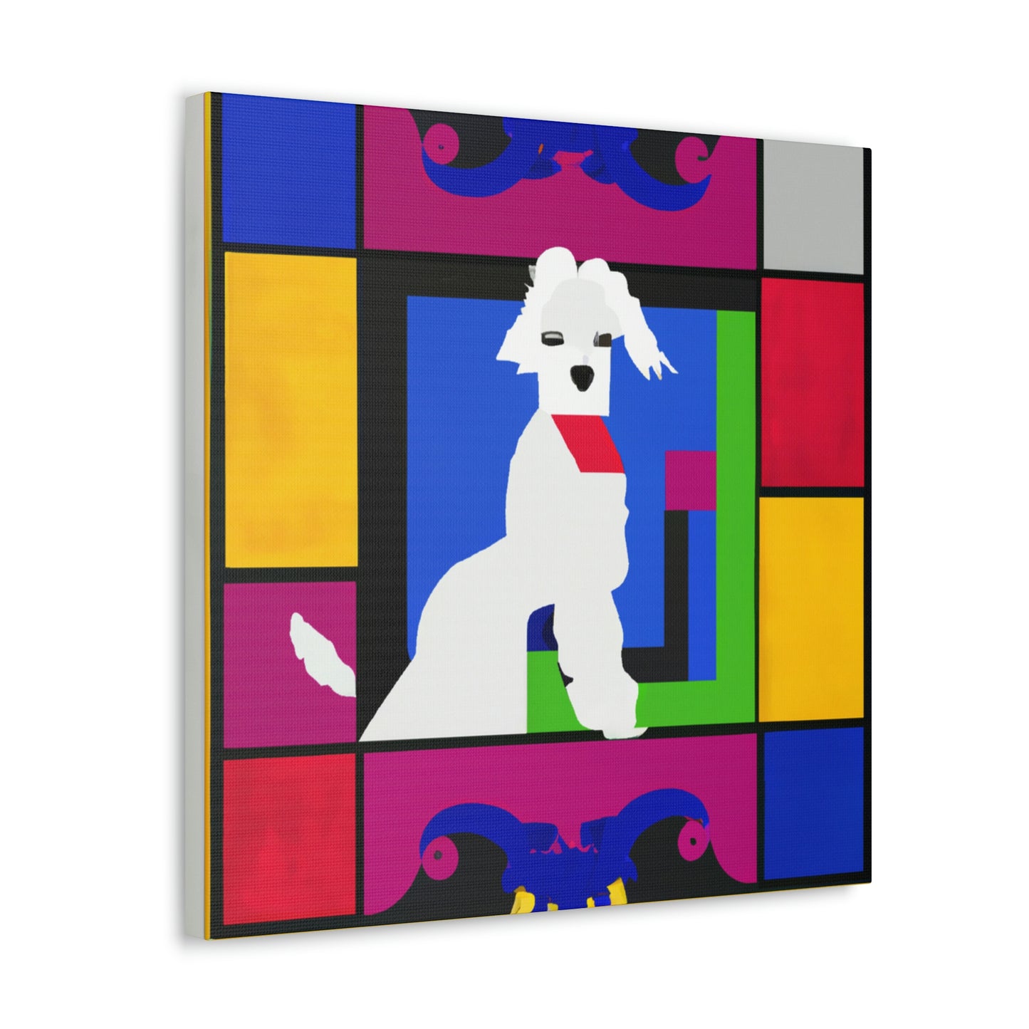 Maltese Puppy Portrait - Canvas