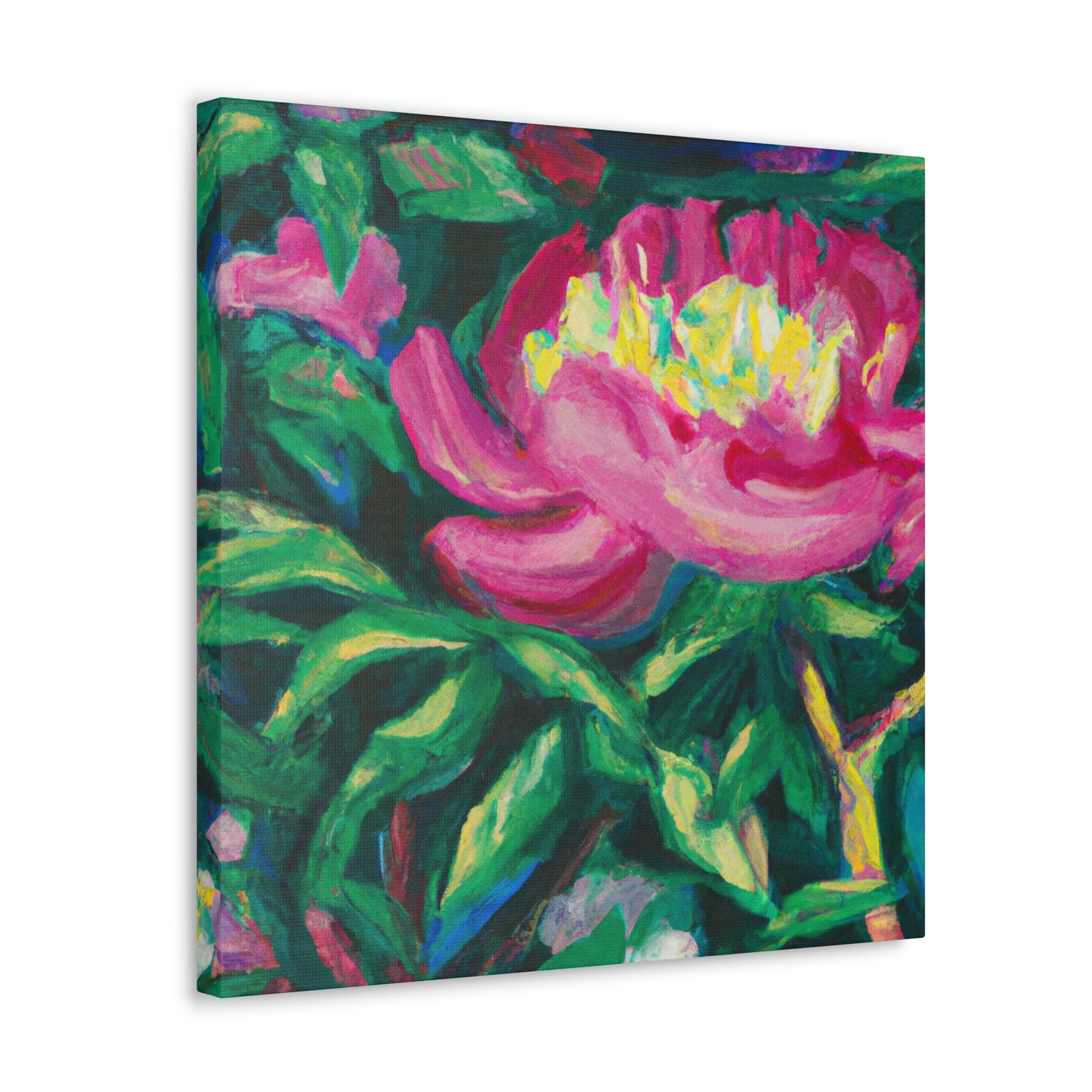 "Peony in Expressionism" - Canvas