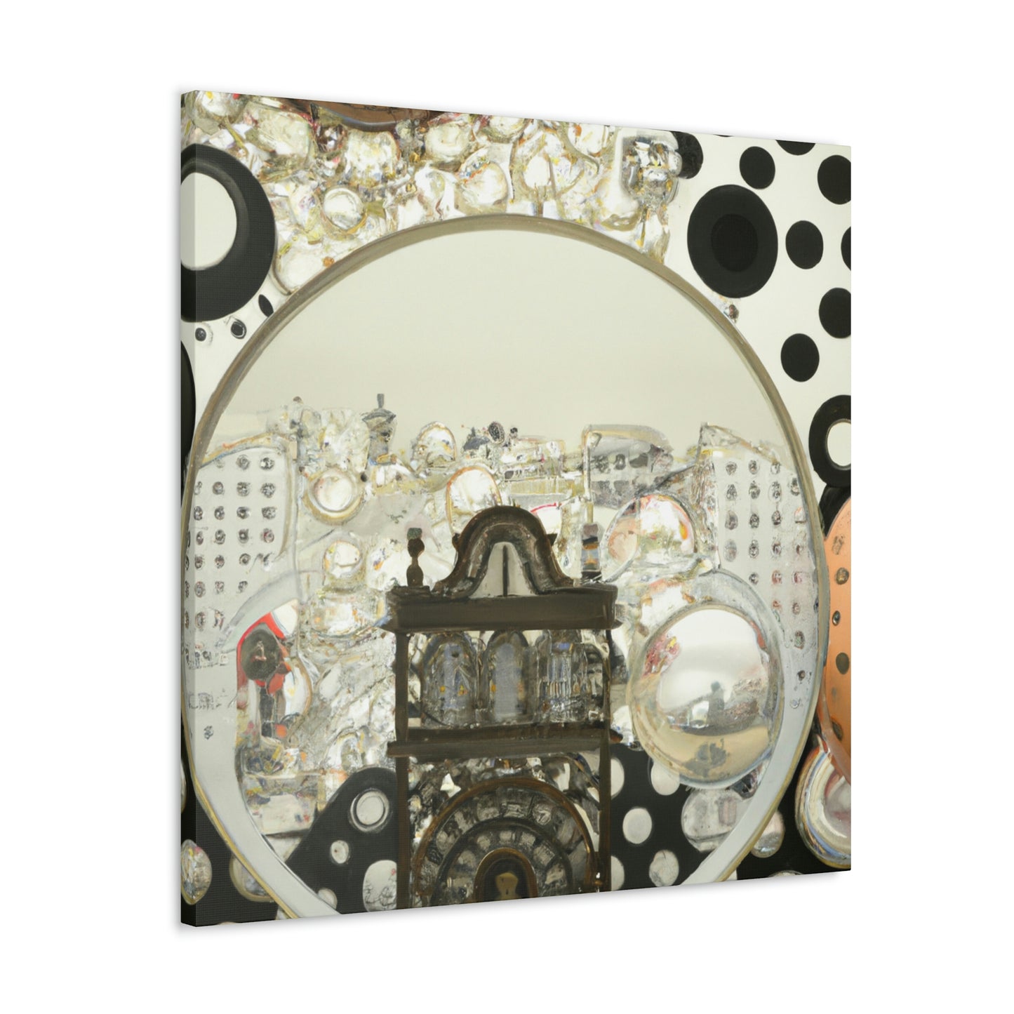 "Victorian Steampunk Scene" - Canvas