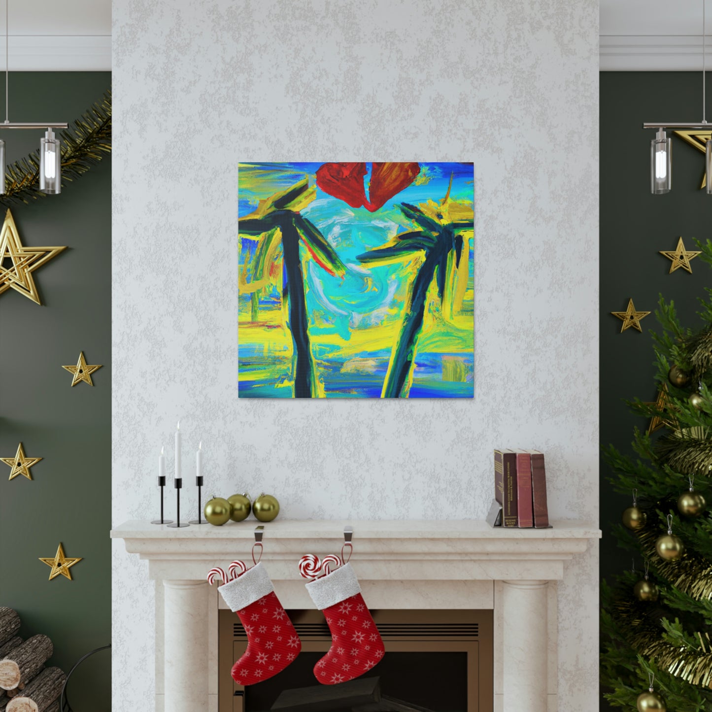 Lovely Palm Treescape - Canvas