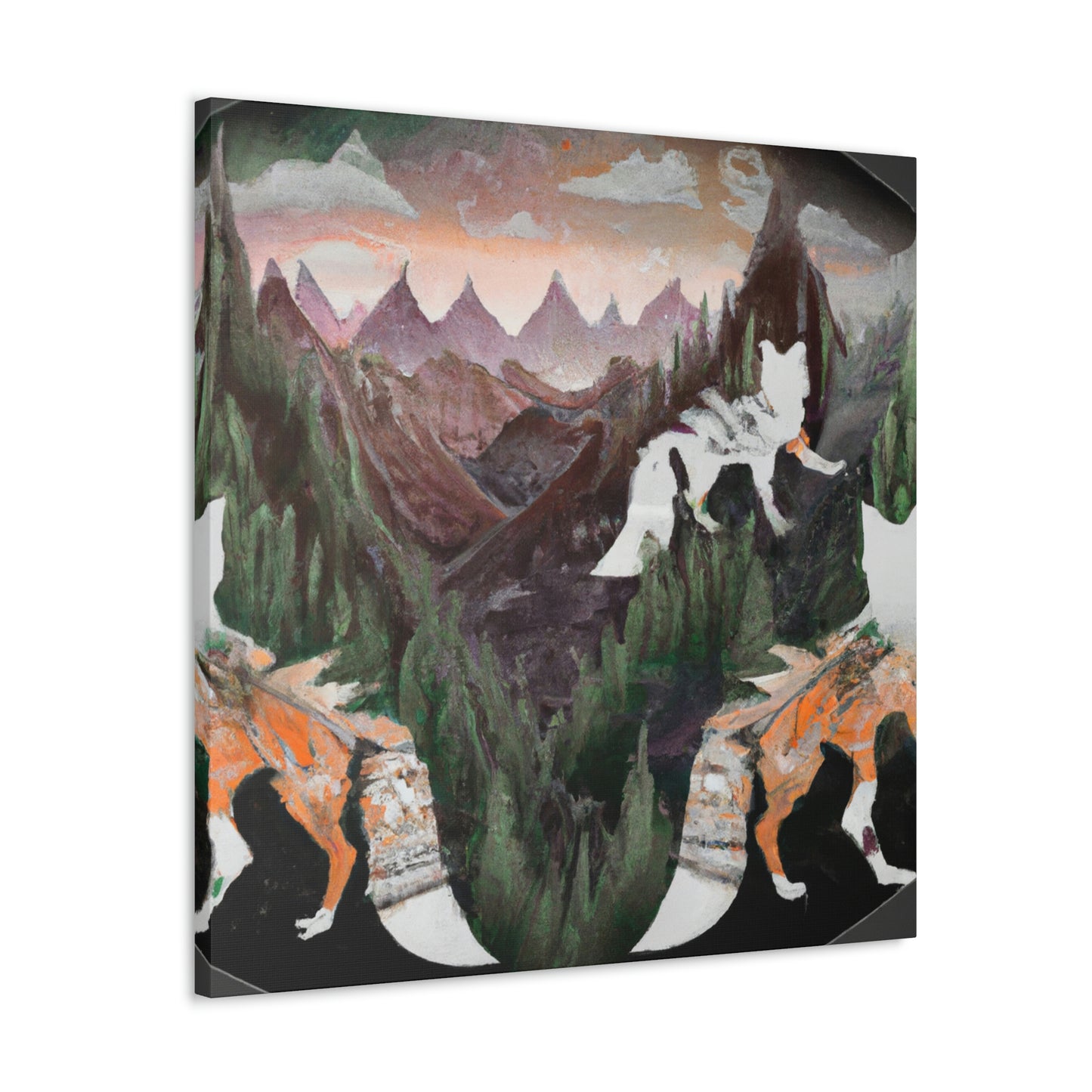 Fox in the Twilight - Canvas