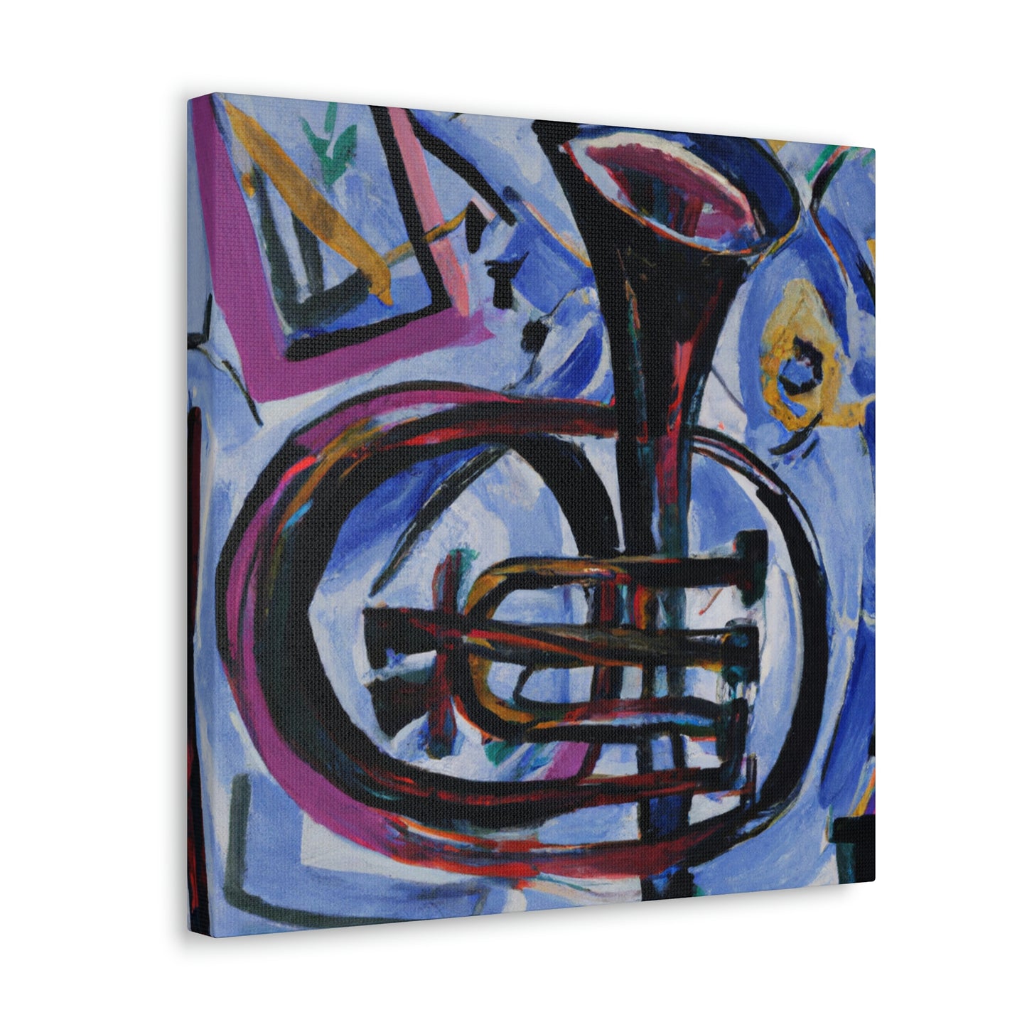 Trumpet in Expressionism - Canvas